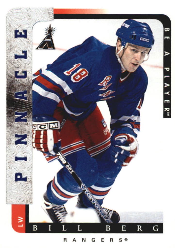 NHL 1996 / 97 Be A Player Autographs - No 84 - Bill Berg