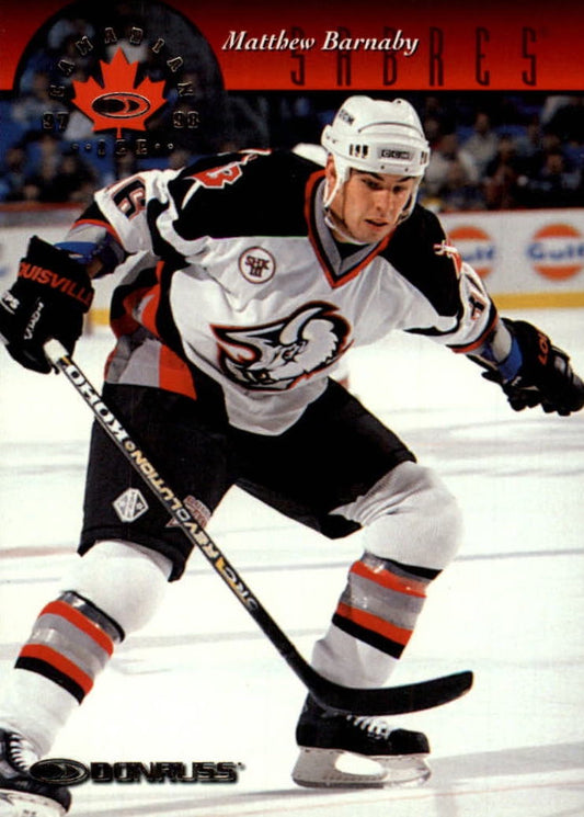 NHL 1997 / 98 Donruss Canadian Ice - No 84 - Matthew Barnaby