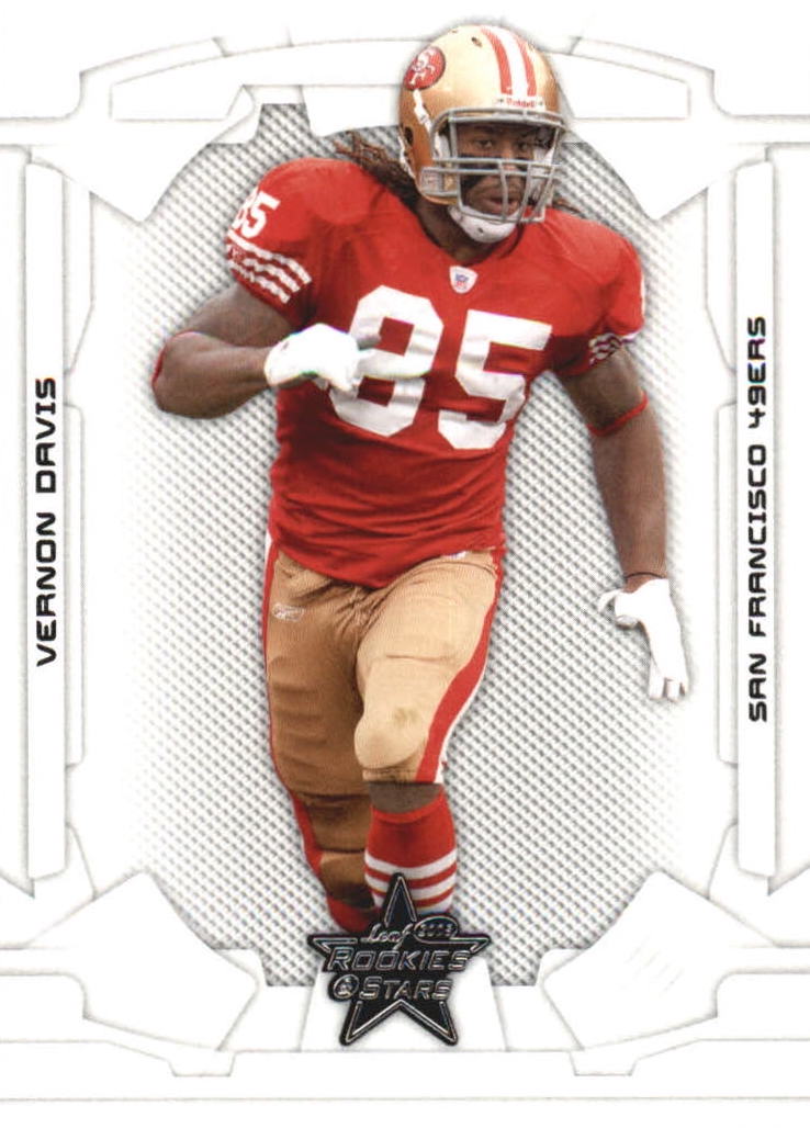 NFL 2008 Leaf Rookies and Stars - No 84 - Vernon Davis