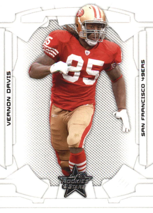NFL 2008 Leaf Rookies and Stars - No 84 - Vernon Davis