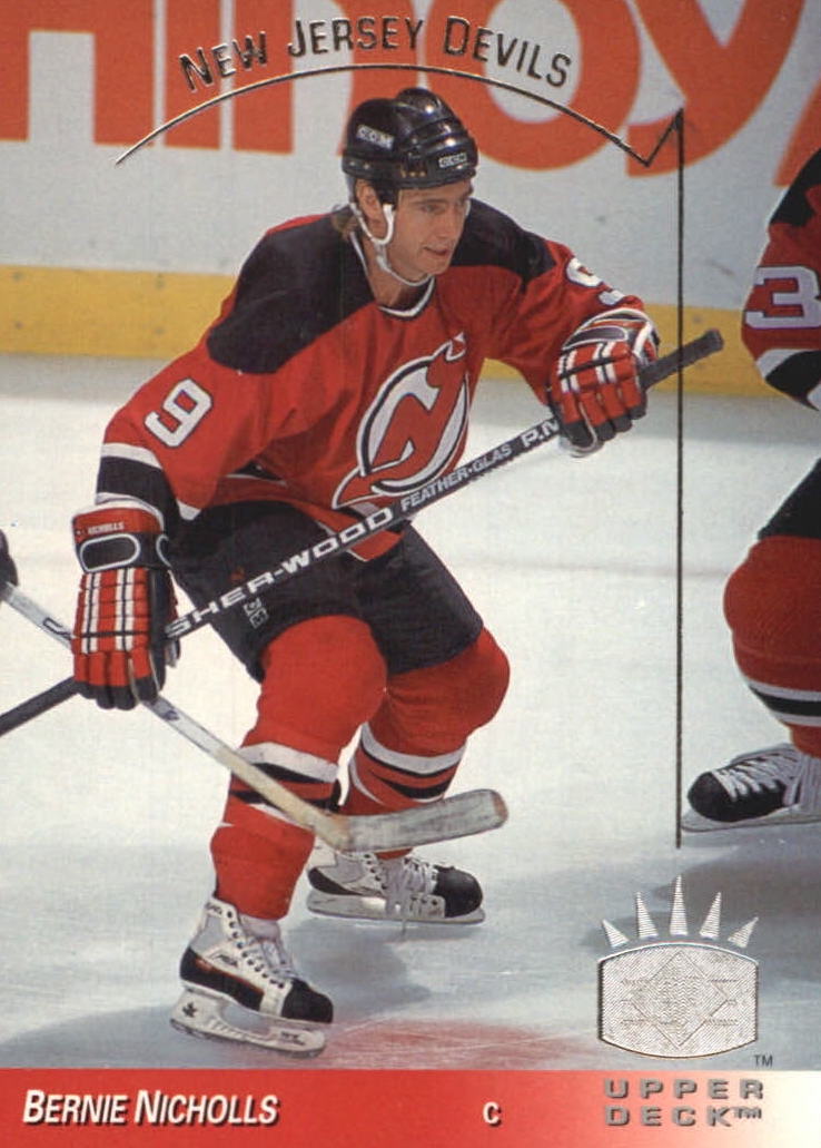 NHL 1993 / 94 Upper Deck SP Inserts - No 85 - Bernie Nicholls