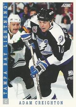 NHL 1993 / 94 Score Canadian - No 86 - Adam Creighton