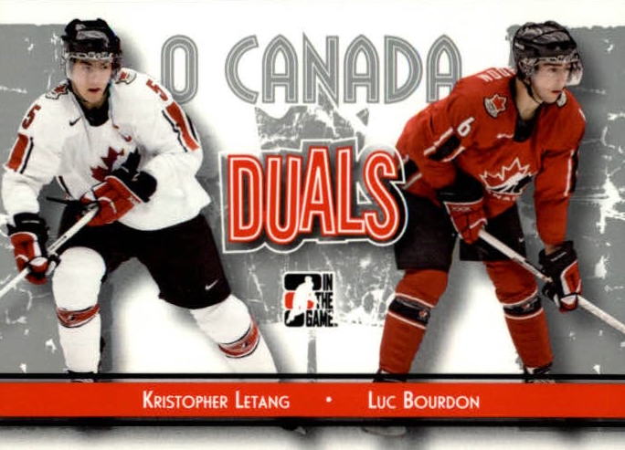 NHL 2007-08 ITG O Canada - No 87 - Kristopher Letang / Luc Bourdon