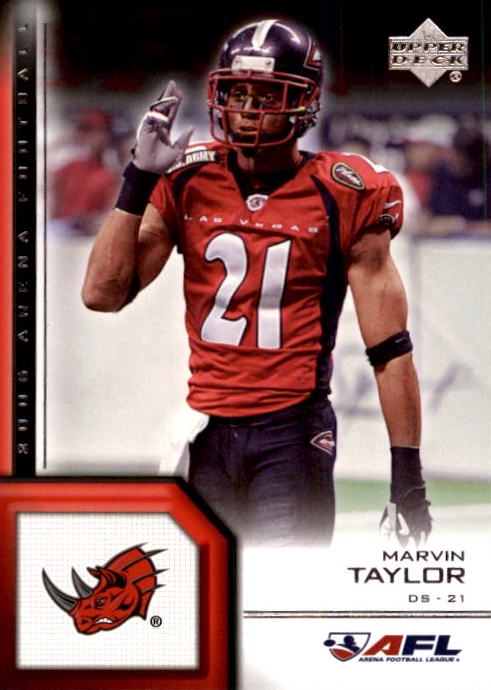 NFL 2006 Upper Deck AFL - No 87 - Marvin Taylor