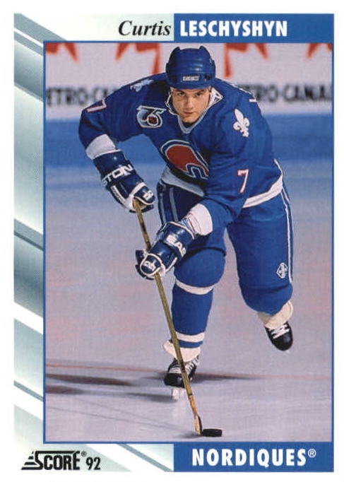 NHL 1992 / 93 Score - No 87 - Curtis Leschyshyn