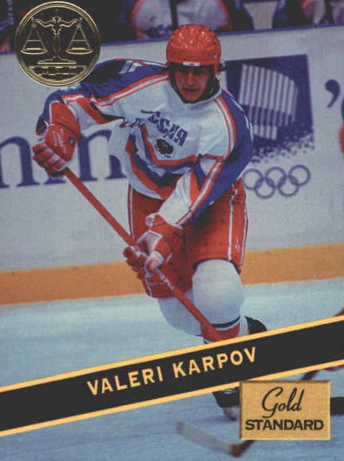 NHL 1994 Signature Rookies Gold Standard - No 87 - Valeri Karpov