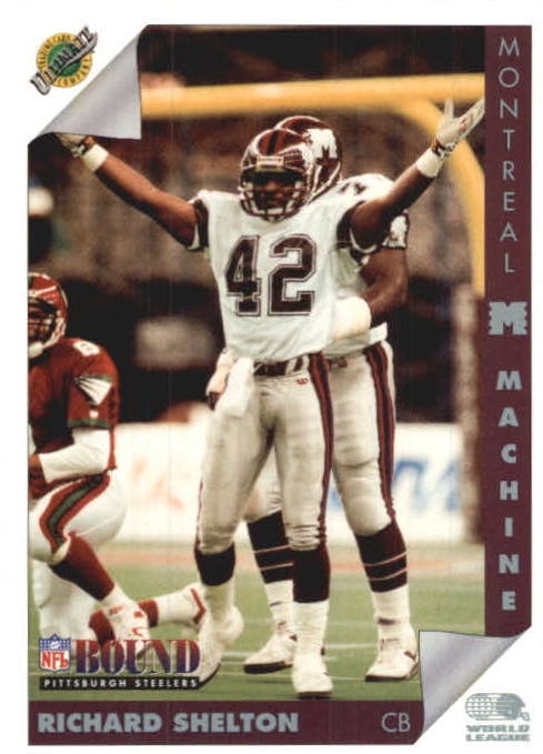 NFL 1992 Ultimate WLAF - No 88 - Richard Shelton