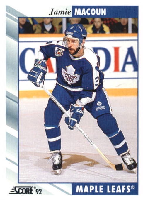 NHL 1992 / 93 Score - No 88 - Jamie Macoun