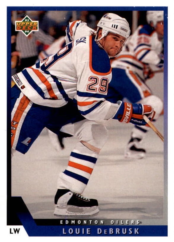 NHL 1993 / 94 Upper Deck - No 79 - Louie DeBrusk