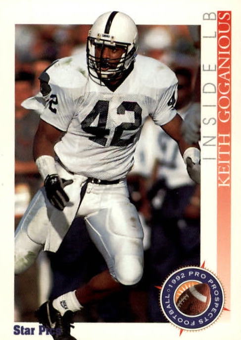 NFL 1992 Star Pics - No 8 - Keith Goganious