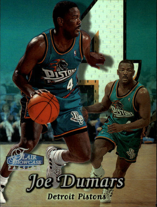 NBA 1998 / 99 Flair Showcase Row 2 - No 90 - Joe Dumars