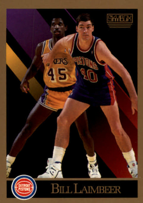 NBA 1990-91 SkyBox - No 90 - Bill Laimbeer