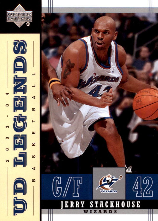 NBA 2003 / 04 Upper Deck Legends - No 90 - Jerry Stackhouse