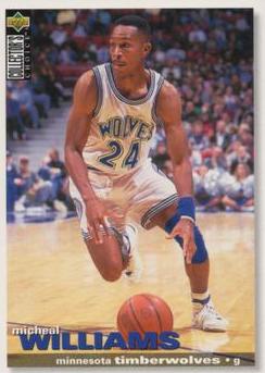 NBA 1995-96 Collector's Choice International German I - No 91 - Michael Williams