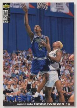 NBA 1995-96 Collector's Choice International German I - No 93 - Doug West