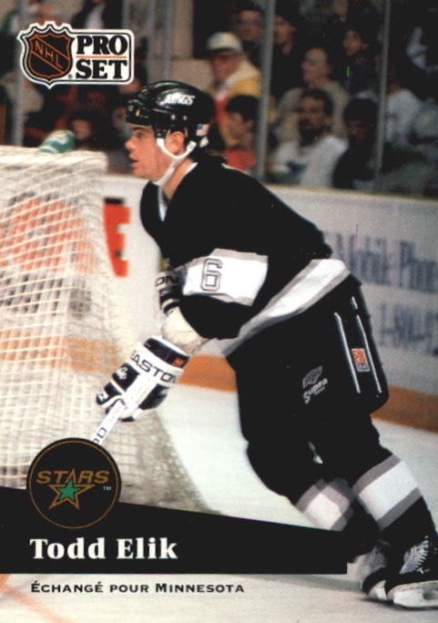 NHL 1991-92 ProSet French - No 94 - Todd Elik