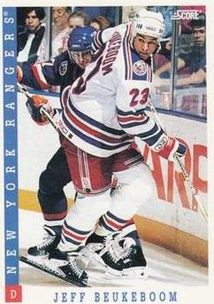 NHL 1993 / 94 Score - No 94 - Jeff Beukeboom