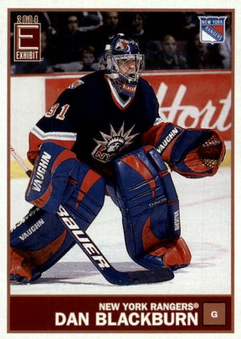 NHL 2003-04 Pacific Exhibit - No 95 - Dan Blackburn