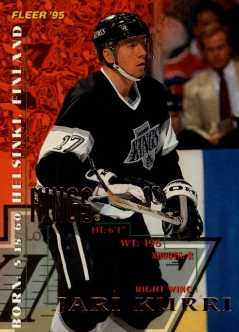 NHL 1994 / 95 Fleer - No 96 - Jari Kurri