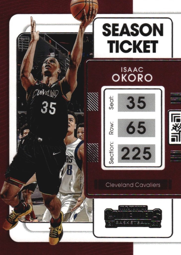 NBA 2021-22 Panini Contenders - No 96 - Isaac Okoro