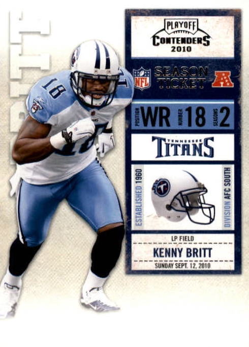 NFL 2010 Playoff Contenders - No 096 - Kenny Britt