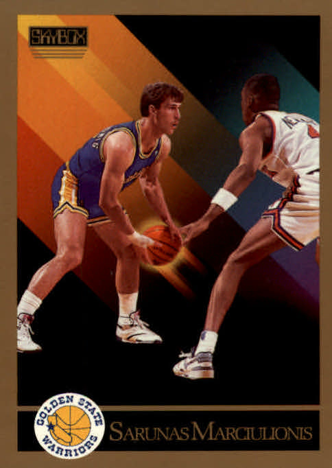 NBA 1990-91 SkyBox - No 97 - Sarunas Marciulionis