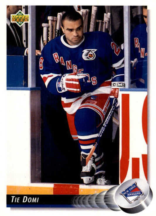 NHL 1992 / 93 Upper Deck - No 99 - Tie Domi