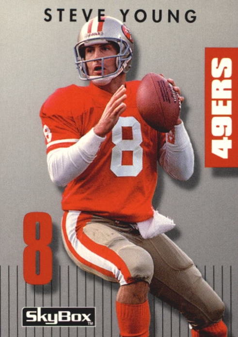 NFL 1992 SkyBox Prime Time - No 099 - Steve Young