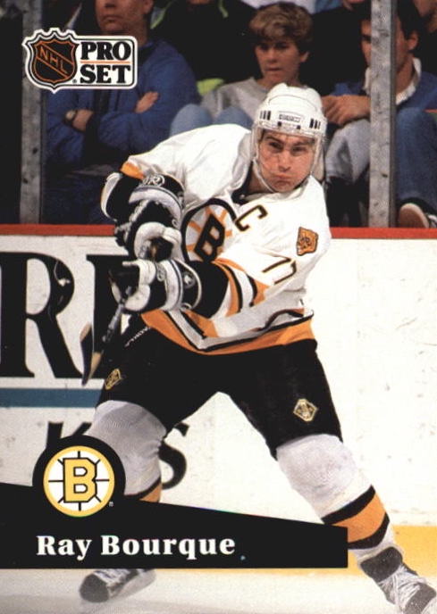 NHL 1991-92 ProSet French - No 9 - Ray Bourque