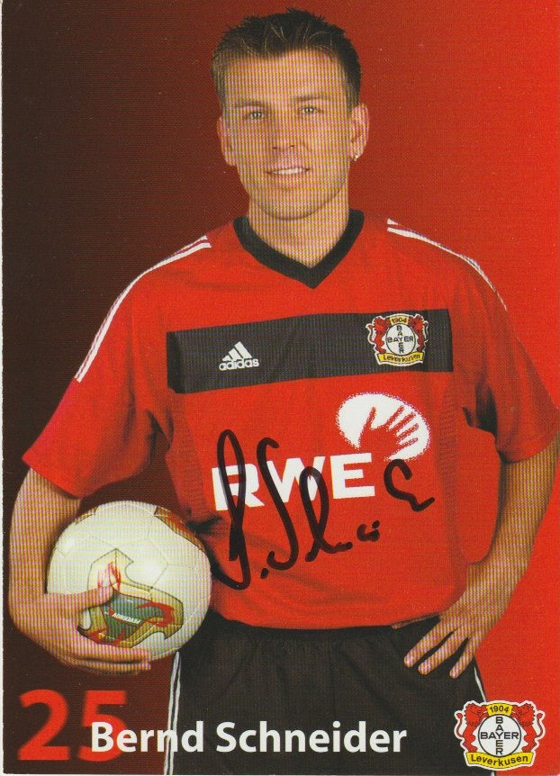 Soccer - Autograph - Bernd Schneider