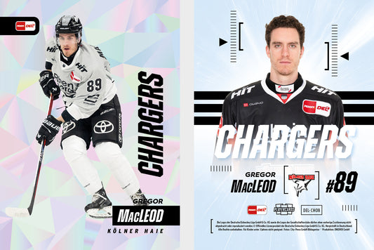 DEL 2024-25 CityPress Chargers - No CH08 - Gregor MacLeod