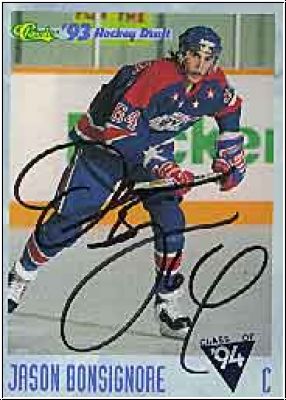 DEL 1993 Classic Hockey Draft - No 99 - Jason Bonsignore