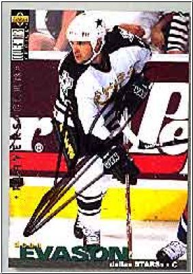 DEL 1995 Upper Deck Collectors Choice - No 307 - Dean Evason