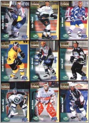 DEL 1999/00 No RS 1-9 - complete set of RODI Stats