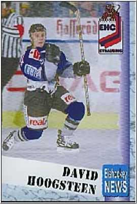 DEL 1999/00 Oberliga EHC Straubing - No 11 - David Hoogsteen