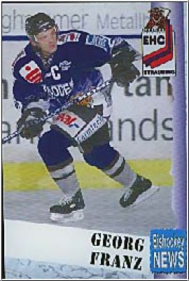 DEL 1999/00 Oberliga EHC Straubing - No 16 - Georg Franz