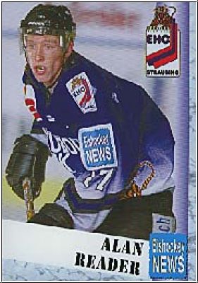 DEL 1999 / 00 Oberliga EHC Straubing - No 21 - Alan Reader