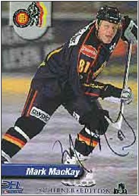 DEL 1998 / 99 No 337 - Mark MacKay - Originalautogramm