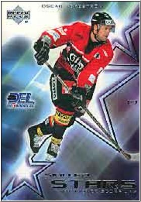 DEL 2001 / 02 Upper Deck - No SS5 - Oscar Ackeström