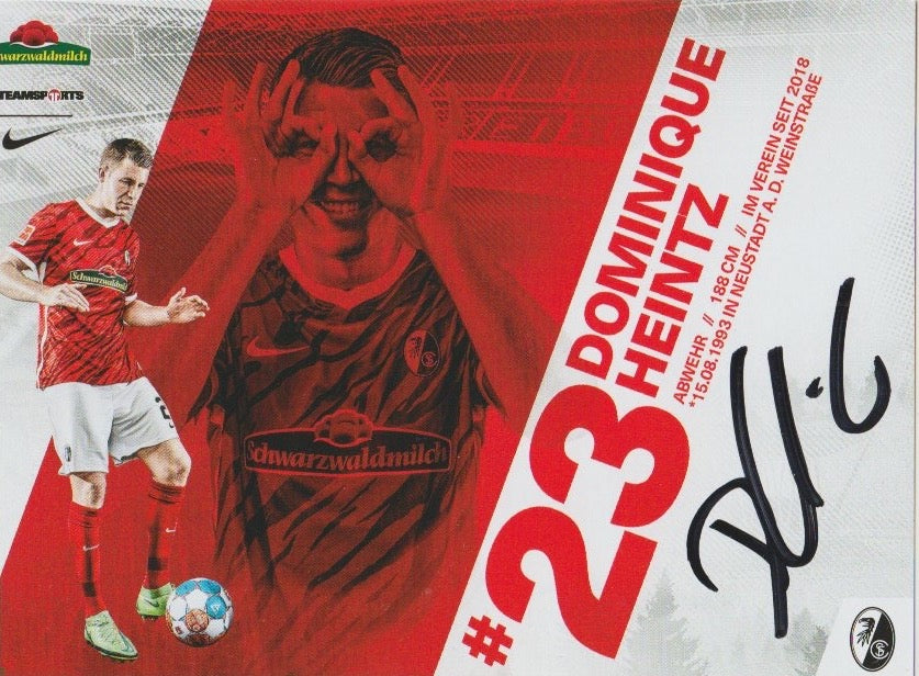 Soccer - Autograph - Dominique Heintz