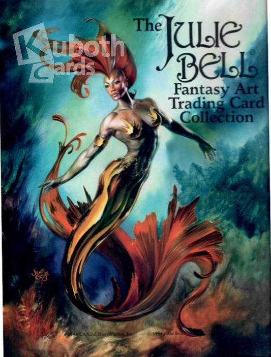 Julie Bell 1994 Cardz Fantasy Art Trading Card - complete collection with binder