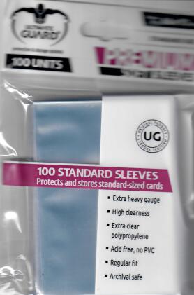 Soft Sleeves - Ultimate Guard Platinum - 100 pieces