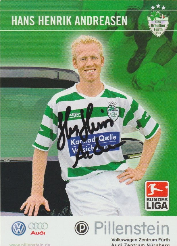 Soccer - Autograph - Hans Henrik Andreasen