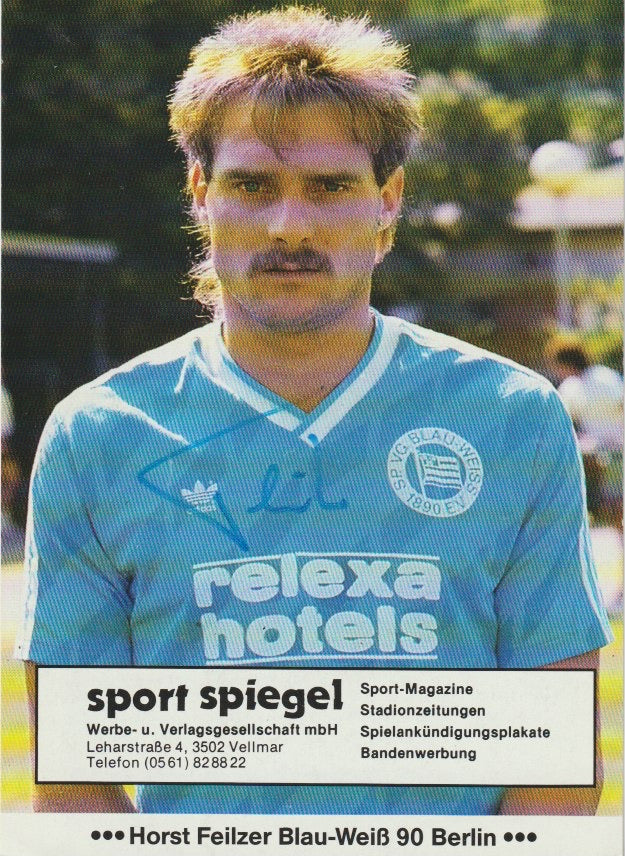 Fussball - Autogramm - Horst Feilzer