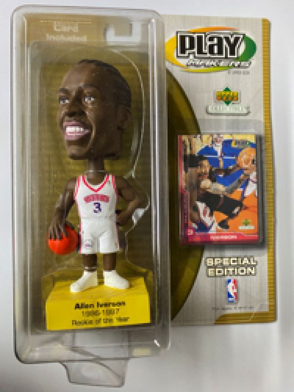 NBA 2001-02 UD Playmakers Bobblehead Figure - special edition - Allen Iverson
