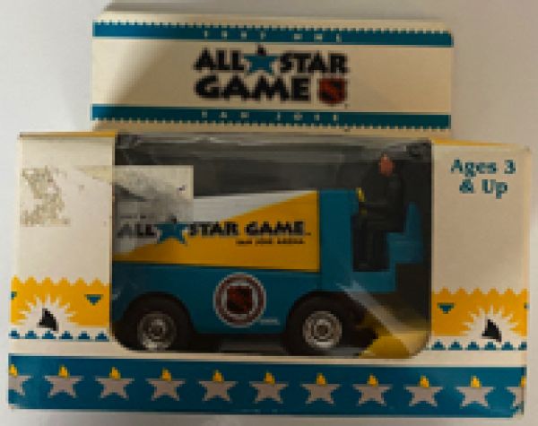 NHL 1997 Zamboni - All-Star Game Logo San Jose Arena