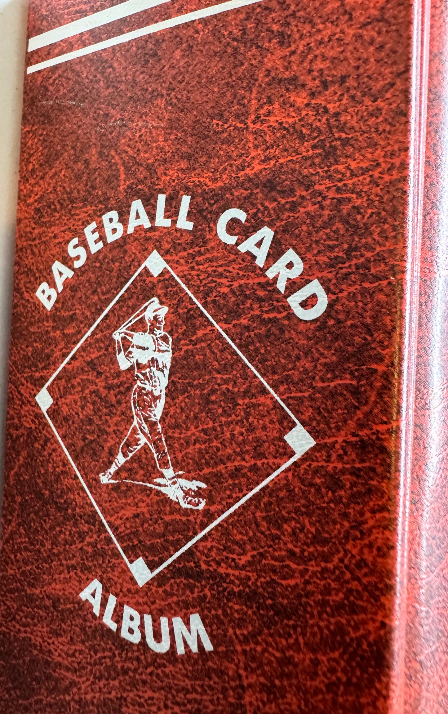 Sammelordner - MLB - BCW - rot - gebraucht