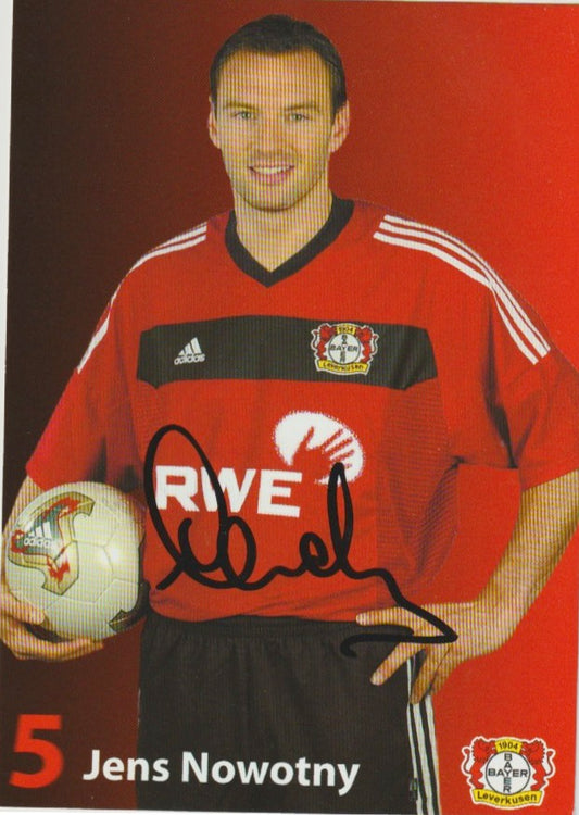 Fussball - Autogramm - Jens Nowotny