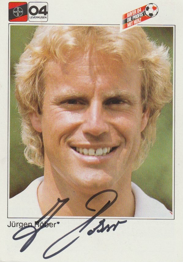 Soccer - Autograph - Jürgen Röber