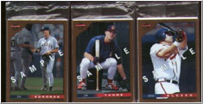 MLB 1996 Score - complete promotional card set